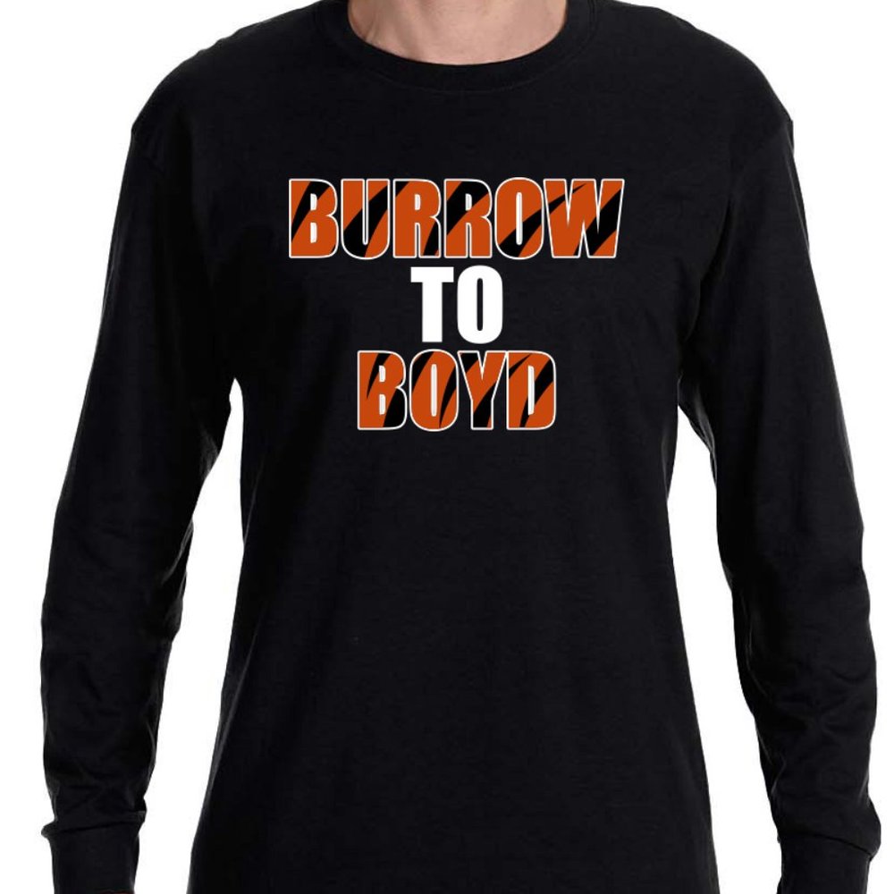Cincinnati Bengals Burrow To Boyd Long Sleeve